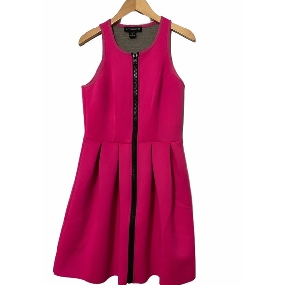 Stylestalker Neoprene Pink Dress Size XS - Picture 3 of 7